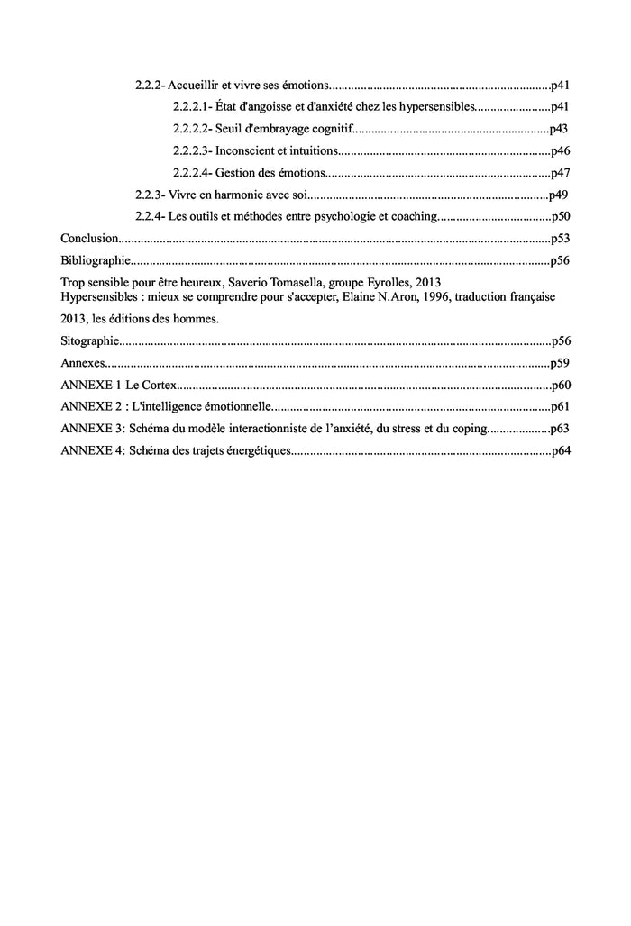 Coaching et hypersensibilité