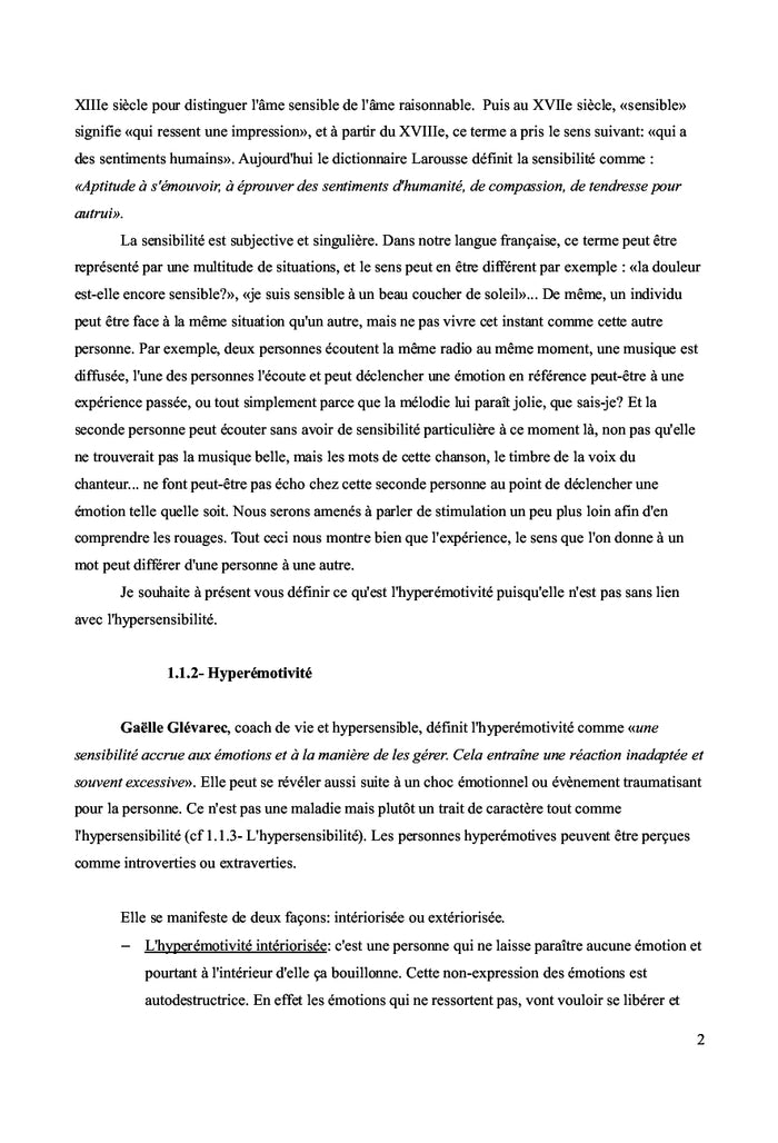 Coaching et hypersensibilité