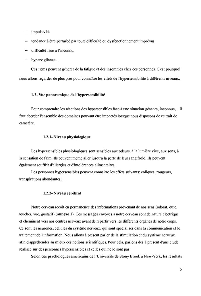 Coaching et hypersensibilité
