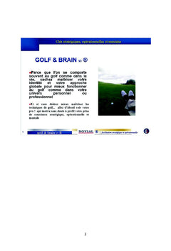 Golf & Brain