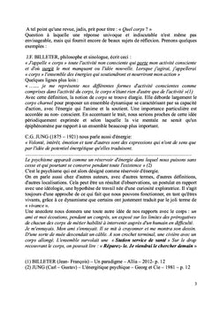 Dialogues avec le corps