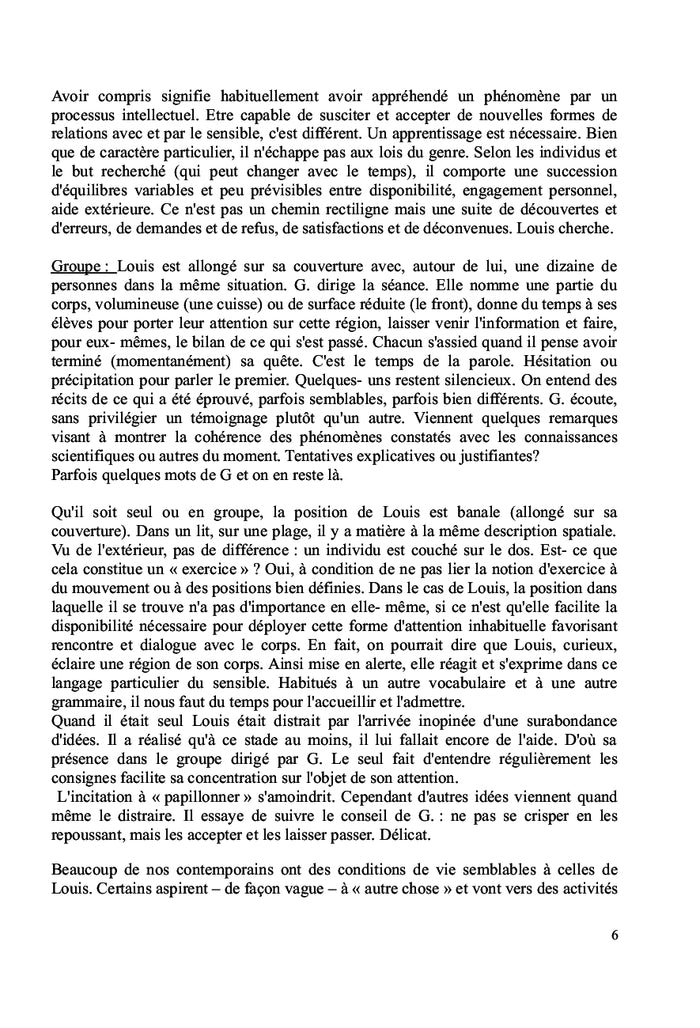 Dialogues avec le corps