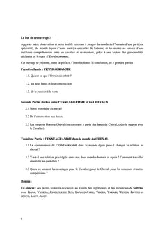 Manuel du Bien Vivre avec son Cheval ... grâce à l'Ennéagramme