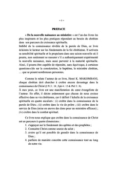 De la nouvelle niassance aux ministères dans l'église