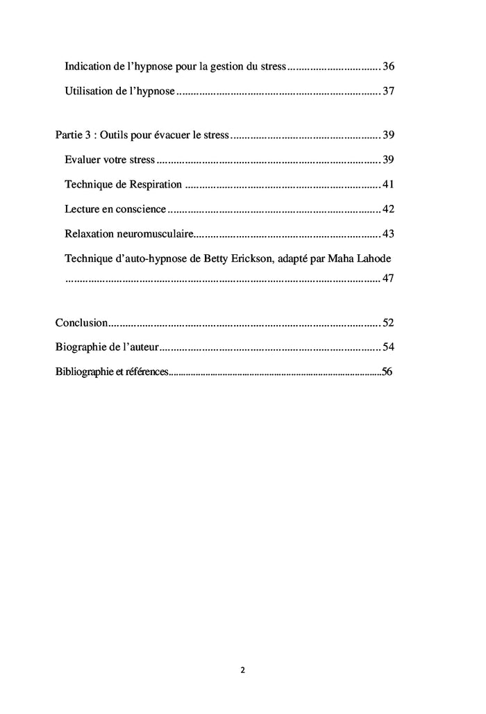 Stress et Hypnose