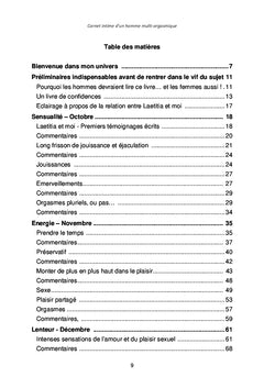 Carnet intime d'un homme multi-orgasmique