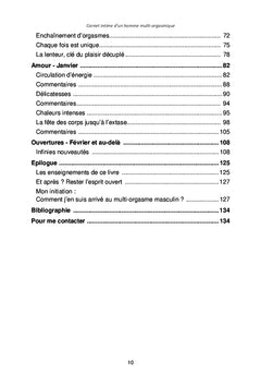 Carnet intime d'un homme multi-orgasmique