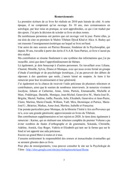 La psychologie de l'âme