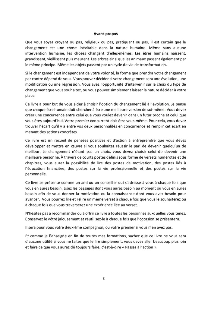 Les 365 versets du développement personnel