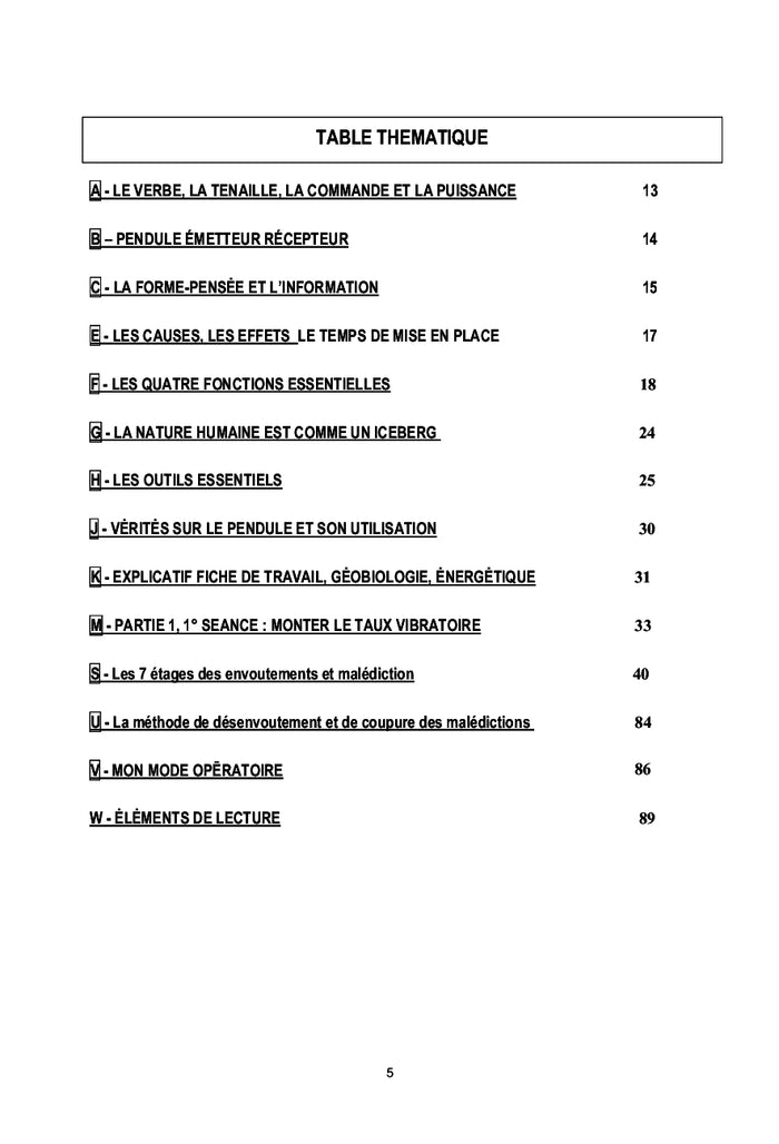 7 étages d'envoutements et malédictions : les traiter au 1er niveau