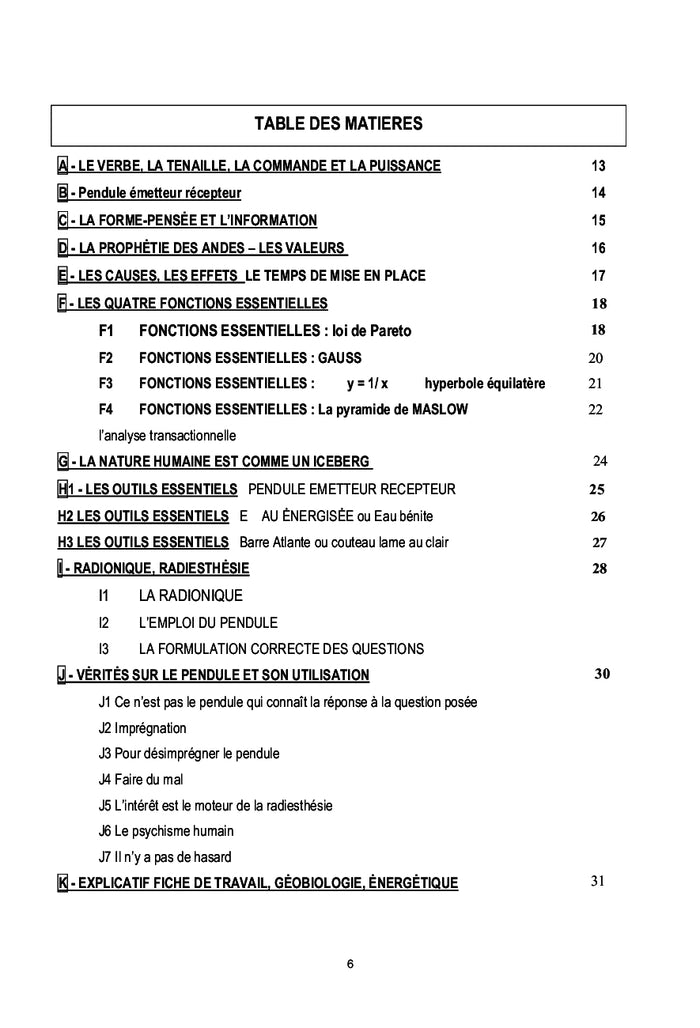 7 étages d'envoutements et malédictions : les traiter au 1er niveau