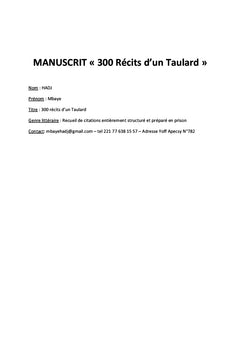 «300 Récits d'un Taulard»