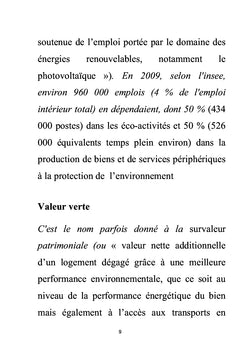 L'ÉCONOMIE VERTE