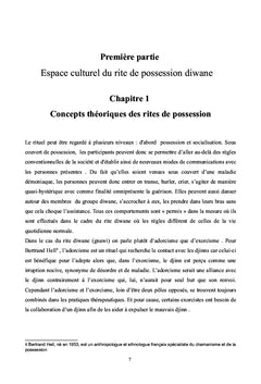 Voyage dans la nuit du Diwane, rites possession et thérapie