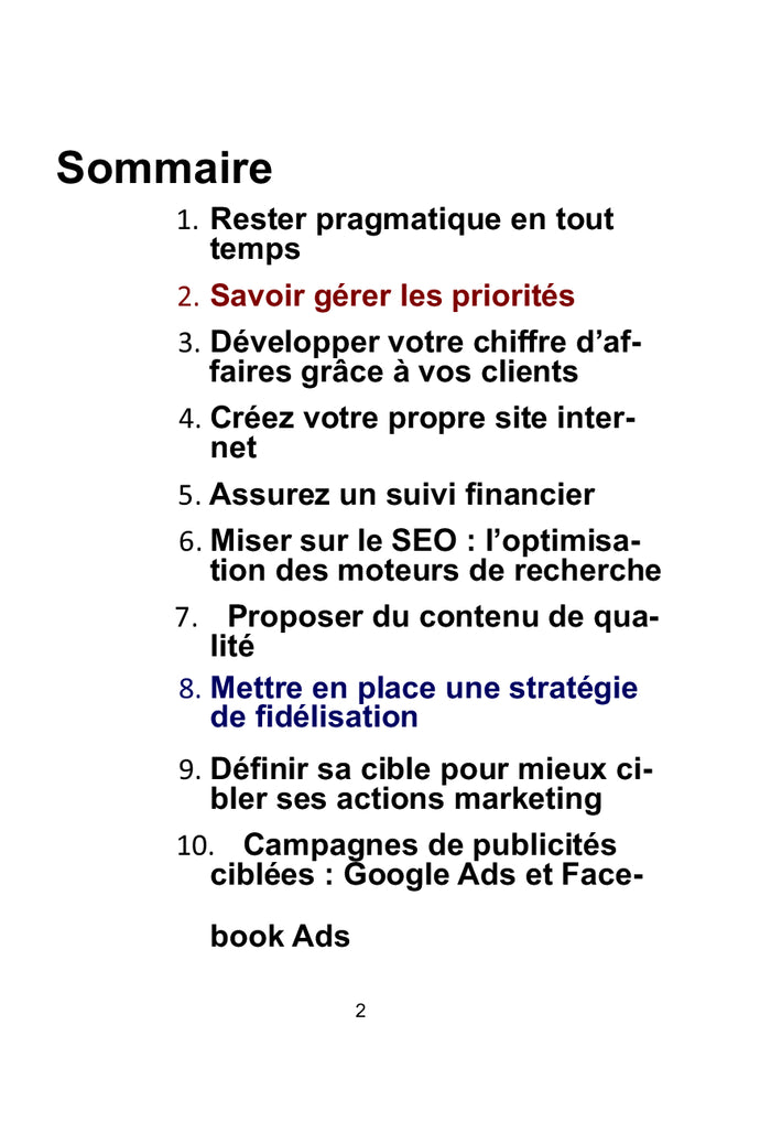 Les 10 commandements d'un chef d'entreprise