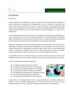 Yoga Nidrâ & Swapna Vidya, le sommeil éveillé