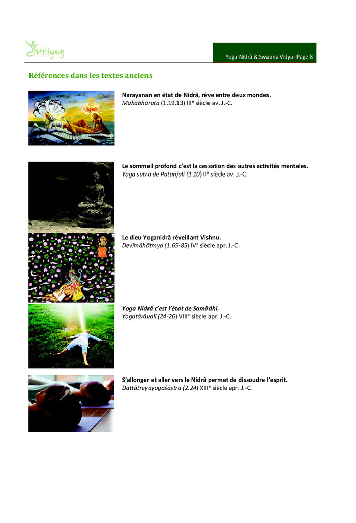 Yoga Nidrâ & Swapna Vidya, le sommeil éveillé