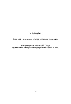 Panorama de la justice transitionnelle en RD Congo
