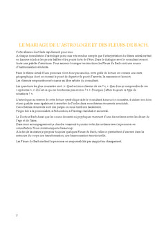 Astrologie et Fleurs de Bach