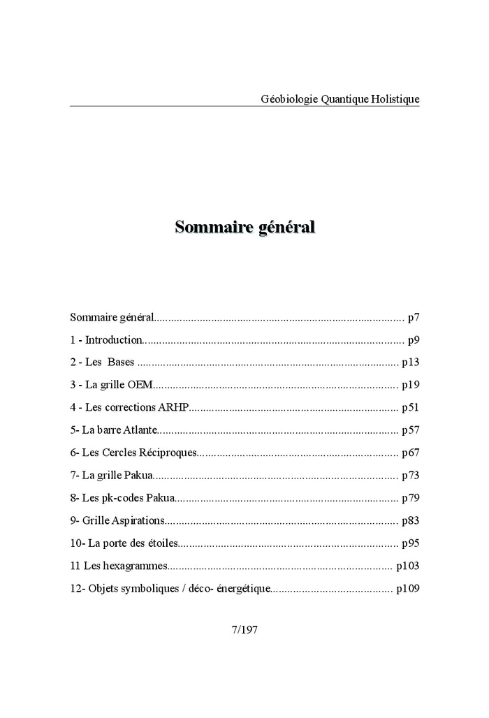Geobiologie Quantique Holistique
