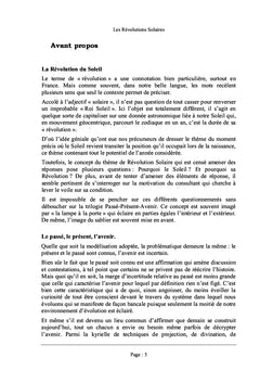 Les revolutions solaires