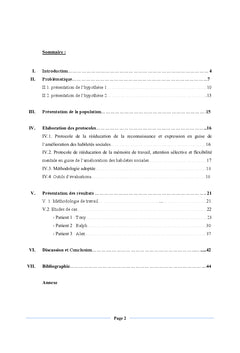 Psychomotricite et Schizophrenie