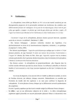 Psychomotricite et Schizophrenie