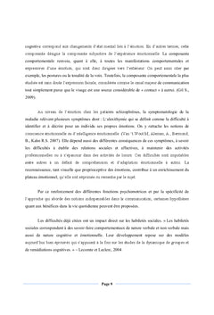 Psychomotricite et Schizophrenie