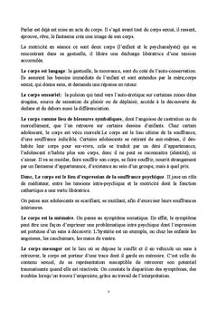 La thérapie et l'enfant