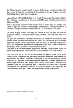 La thérapie et l'enfant