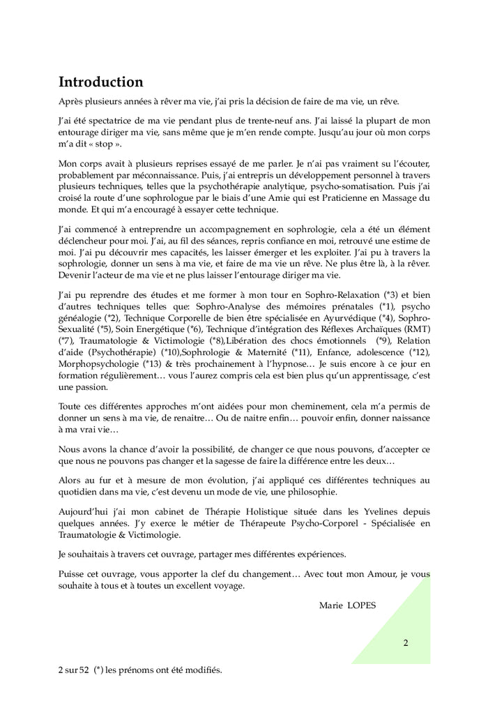 Ma "RE"naissance à travers les bienfaits de la Thérapie Holistique