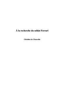 A la recherche du soldat Ferrari