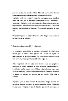 Animer des seances de Sophrologie 10 seances de groupe