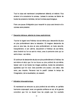 Animer des seances de Sophrologie 10 seances de groupe