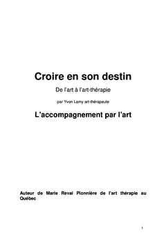 Croire en son destin