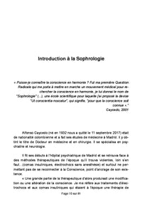 Sophrologie, Conscience et Re-Co-Naissance de Soi