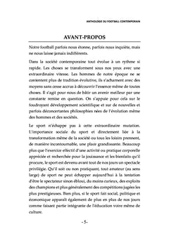 Anthologie du football contemporain