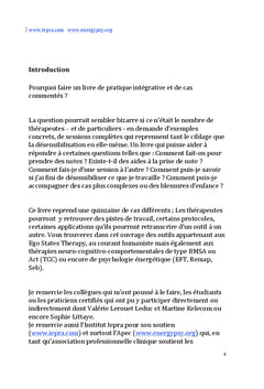Psychologie energetique. Cas pratiques et commentes