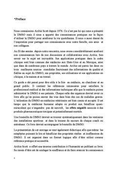 Guide sur le DMSO à l'usage des médecins et du grand public