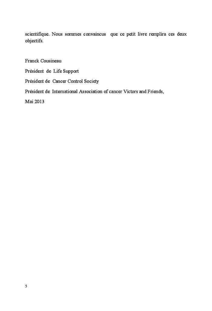 Guide sur le DMSO à l'usage des médecins et du grand public