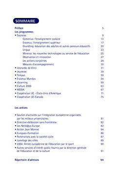 Le guide des programmes et actions