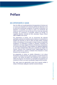 Le guide des programmes et actions