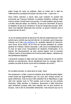 L'actualité, revue et... commentée