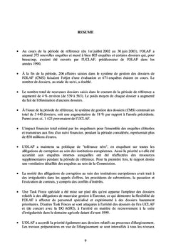 Rapport de l'office européen de lutte antifraude