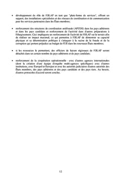 Rapport de l'office européen de lutte antifraude