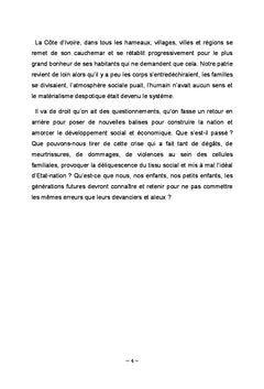 Côte d'ivoire, du chaos à l'espoir
