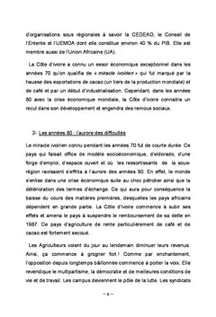 Côte d'ivoire, du chaos à l'espoir