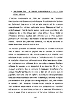 Côte d'ivoire, du chaos à l'espoir