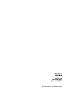 Statistiques de la santé