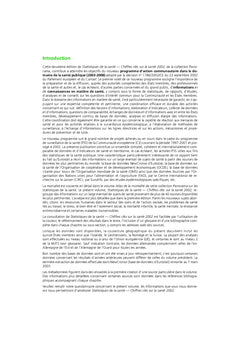 Statistiques de la santé